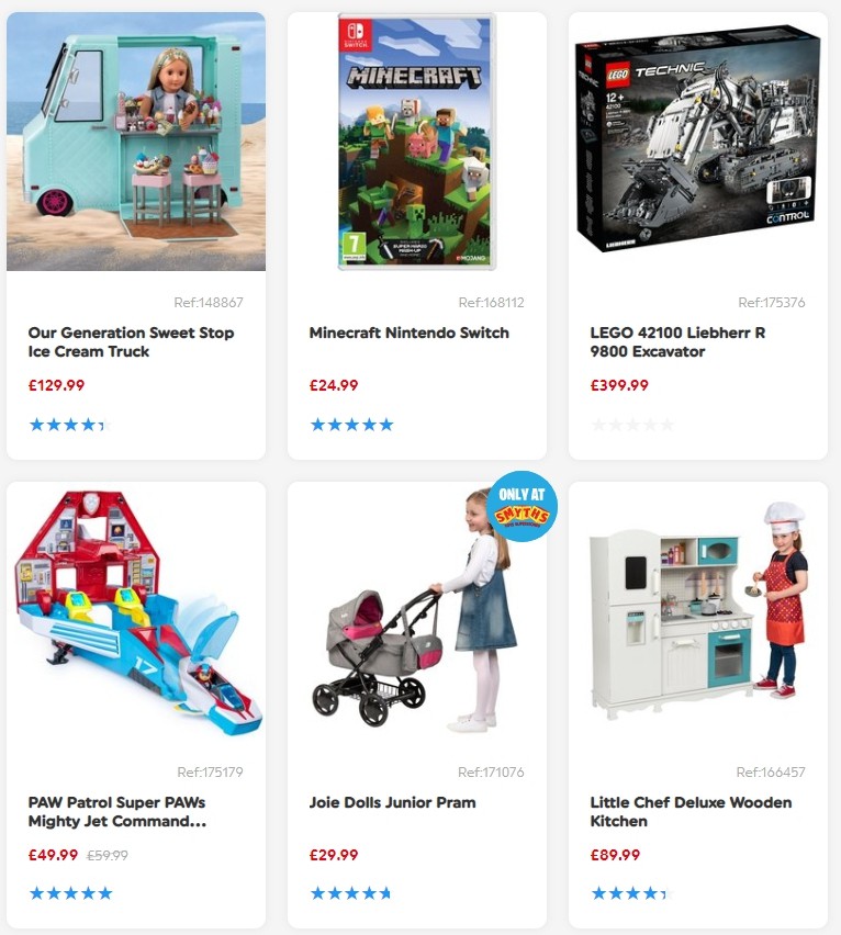 Smyths Toys Offers from 12 October