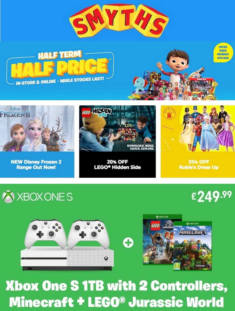 Smyths Toys Offers from 19 October