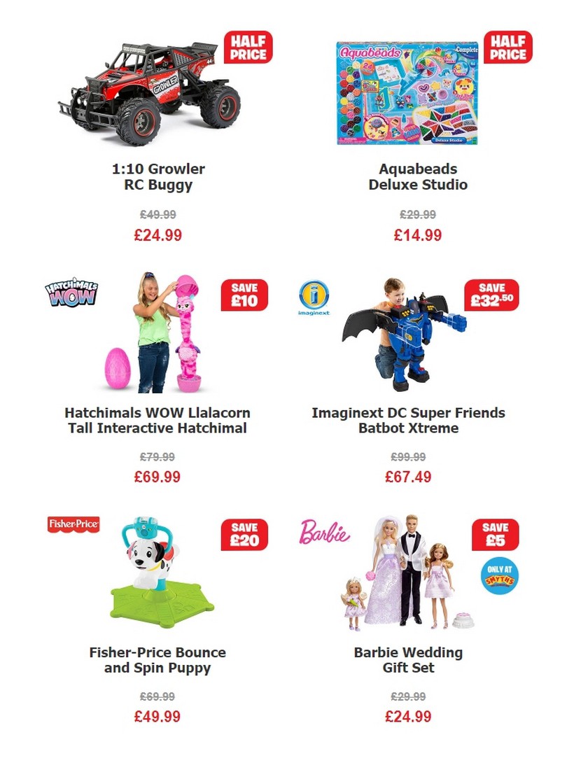 Smyths Toys Offers from 19 October