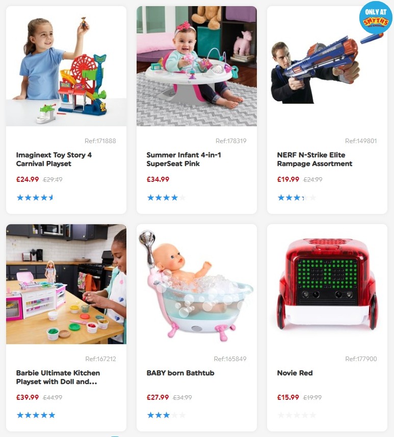 Smyths Toys Offers from 9 November