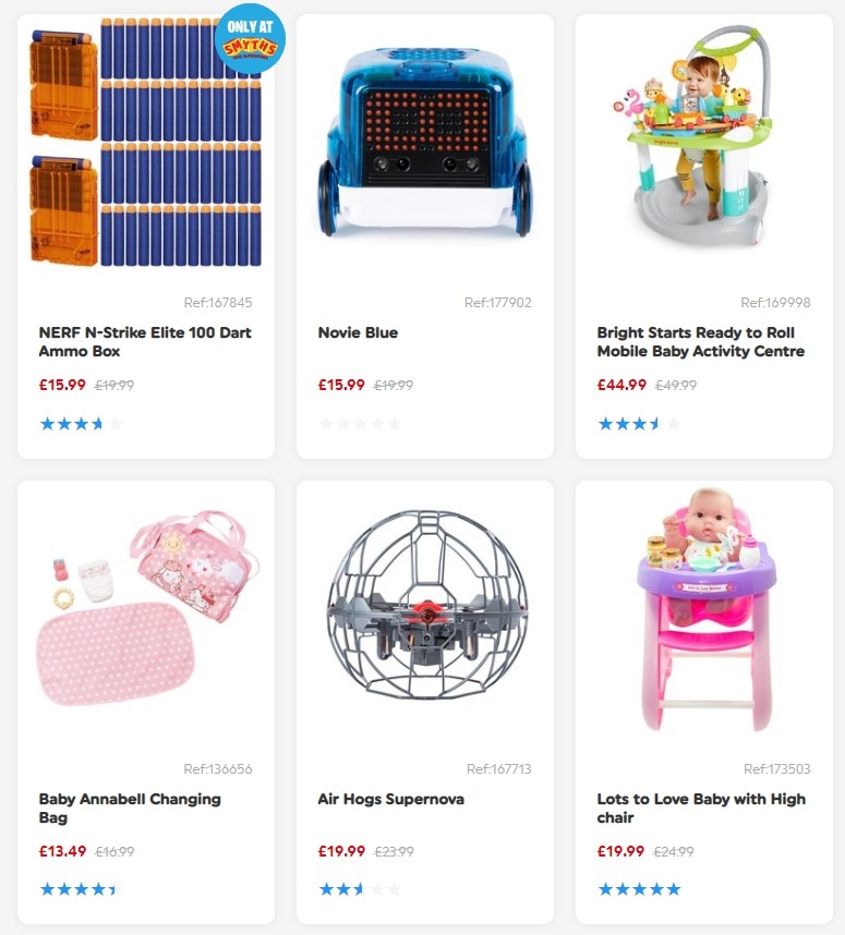 Smyths Toys Offers from 9 November