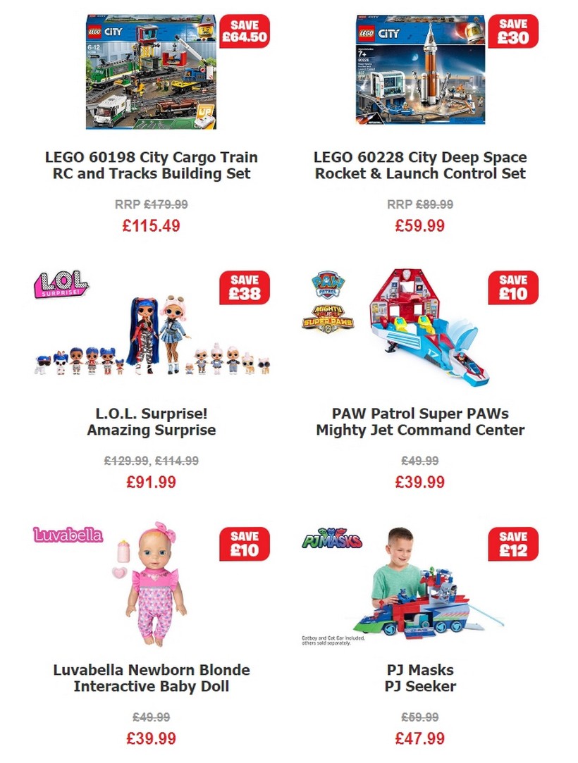 Smyths Toys Offers from 9 November