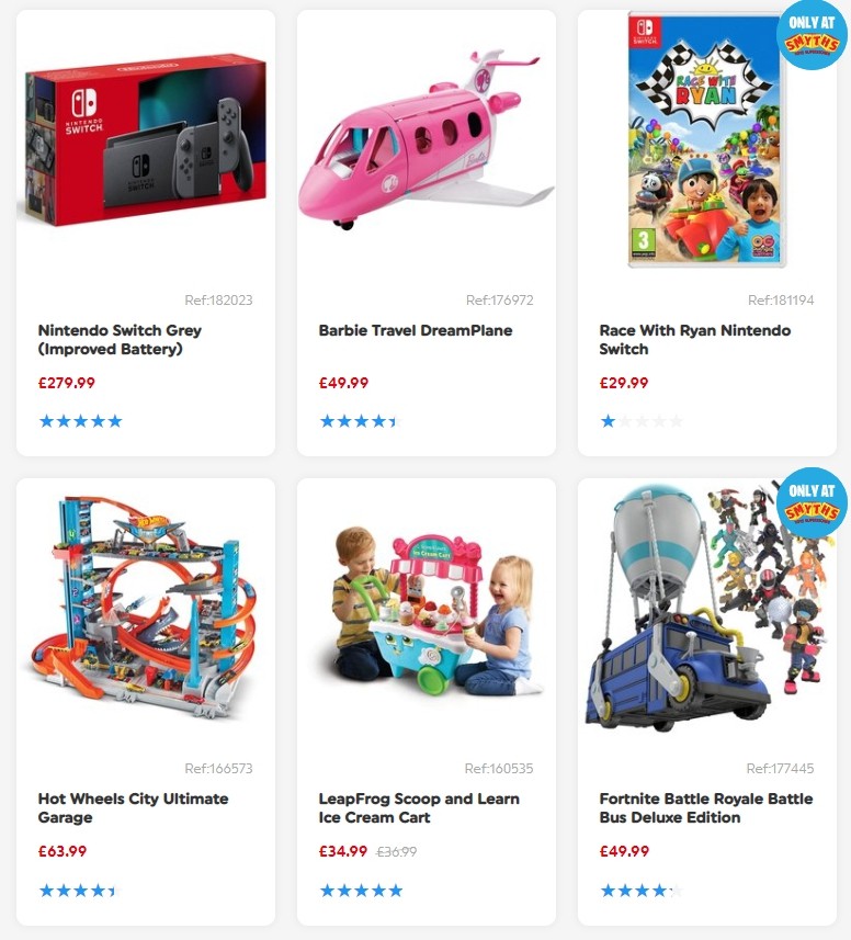 Smyths Toys Offers from 9 November