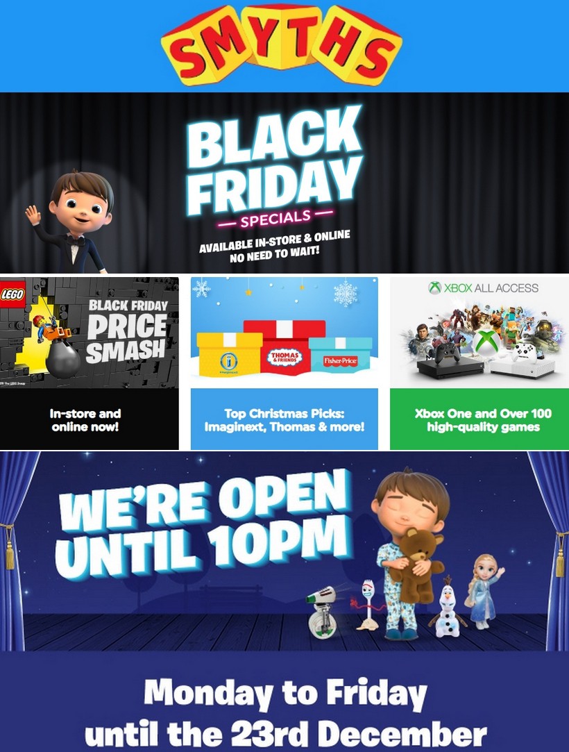 Smyths Toys Offers from 23 November