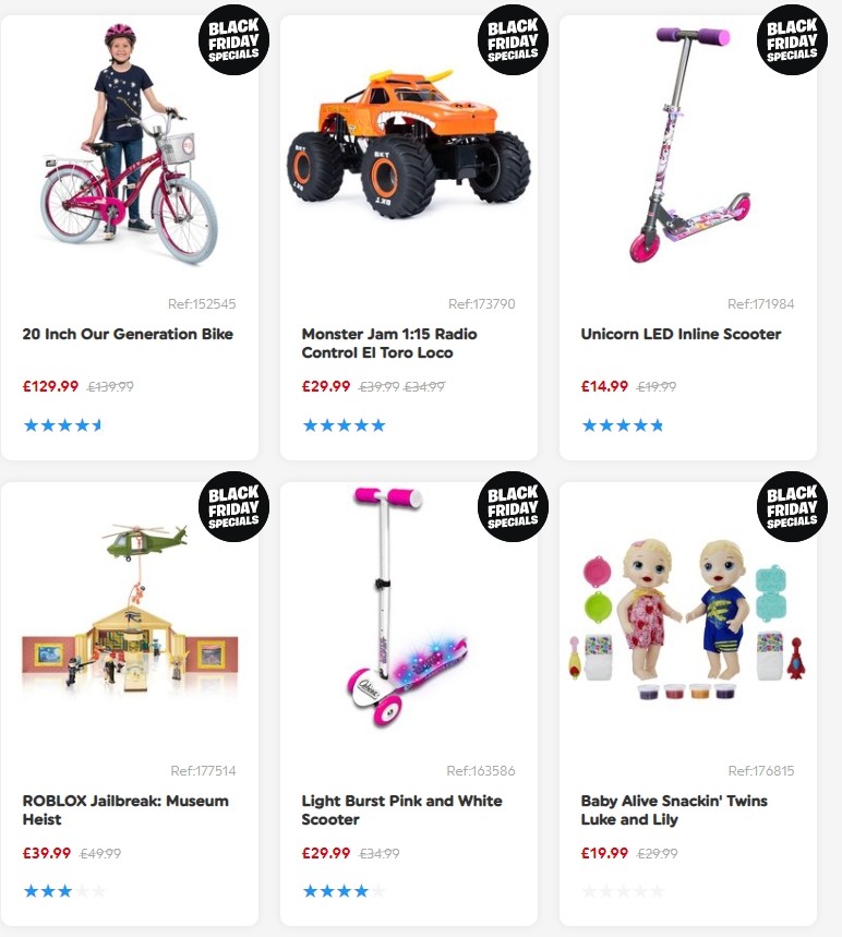 Smyths Toys Offers from 23 November