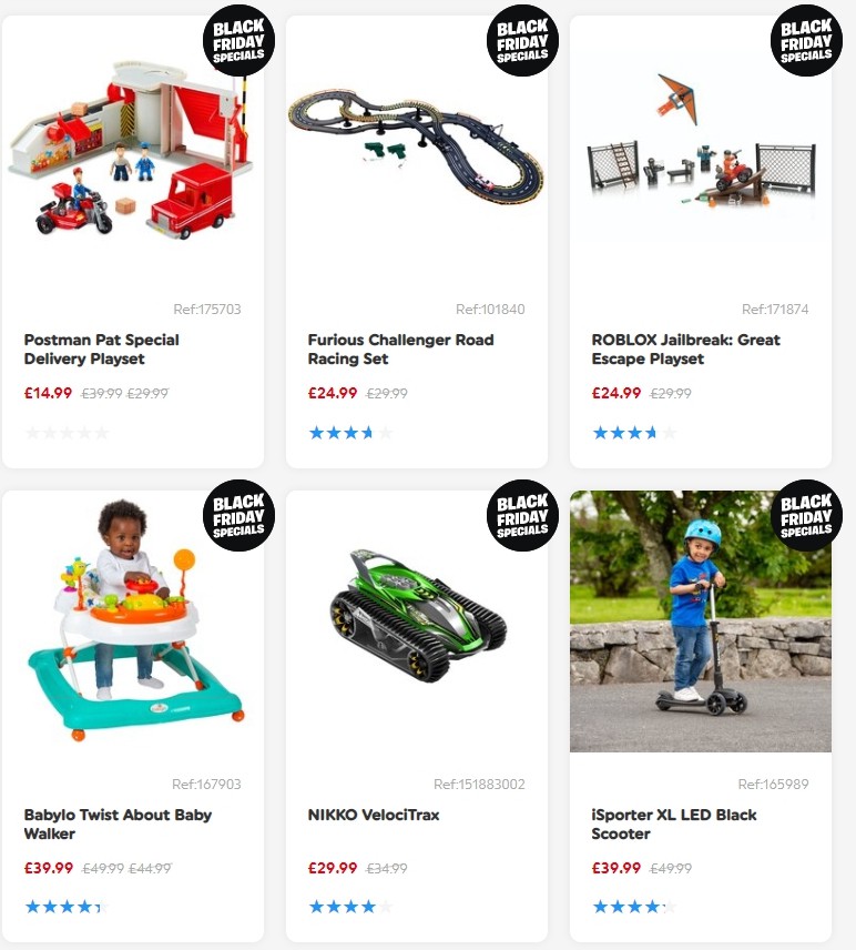 Smyths Toys Offers from 23 November