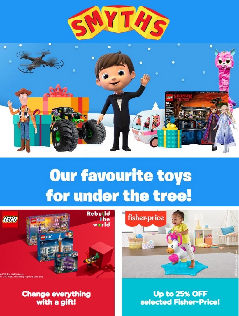 Smyths Toys Offers from 7 December