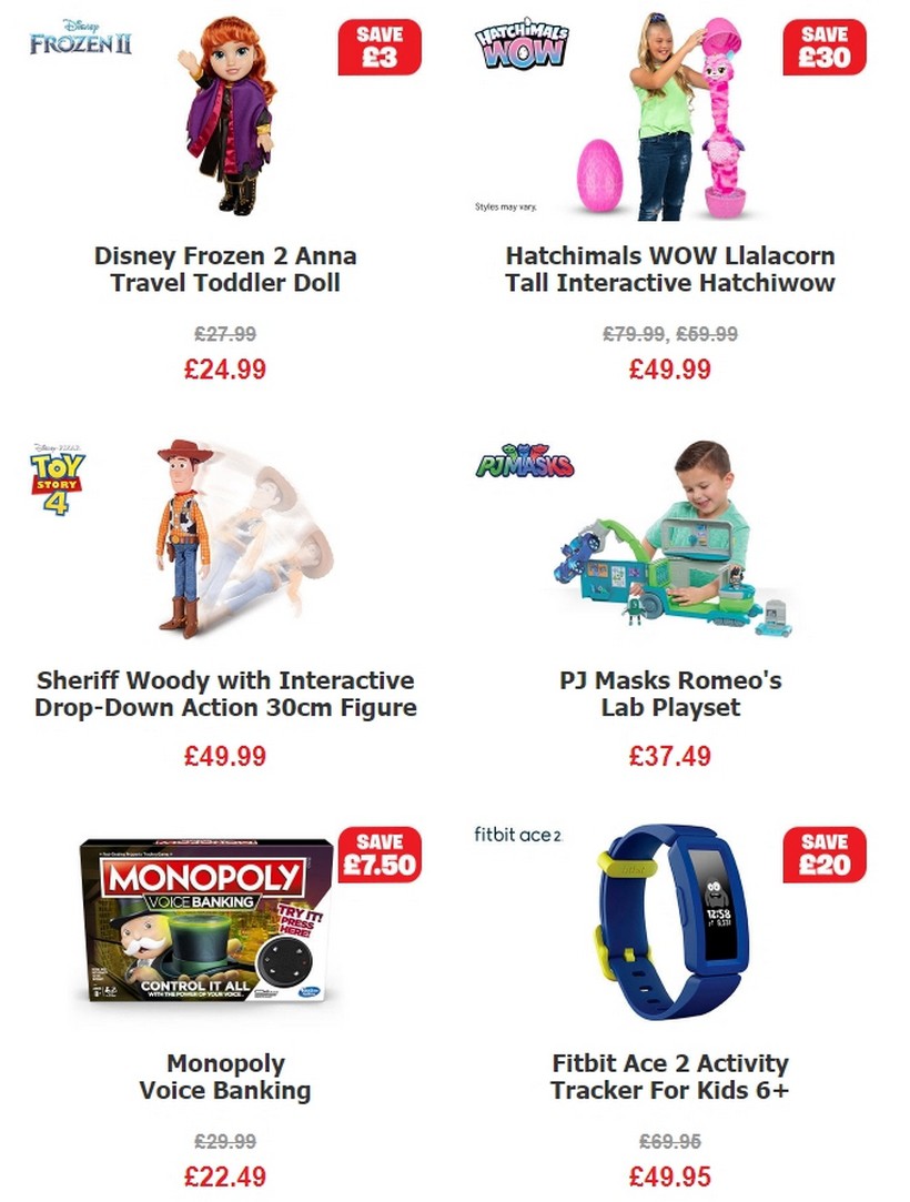 Smyths Toys Offers from 7 December