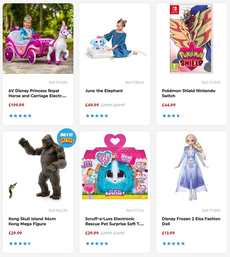 Smyths Toys Offers from 14 December