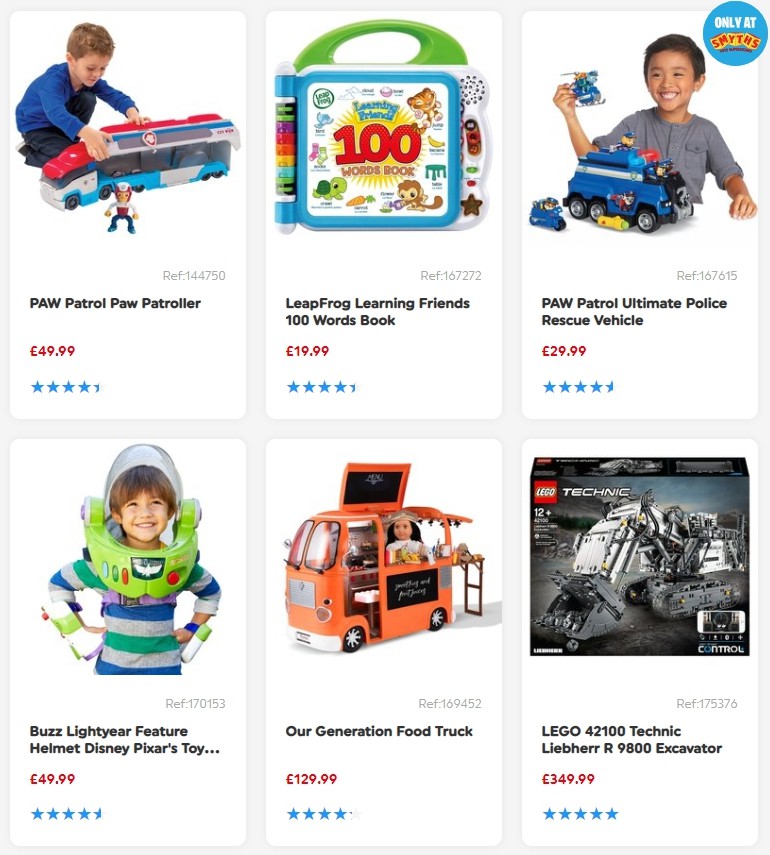 Smyths Toys Offers from 14 December