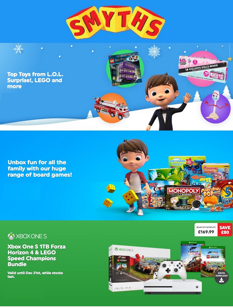 Smyths Toys Offers from 21 December
