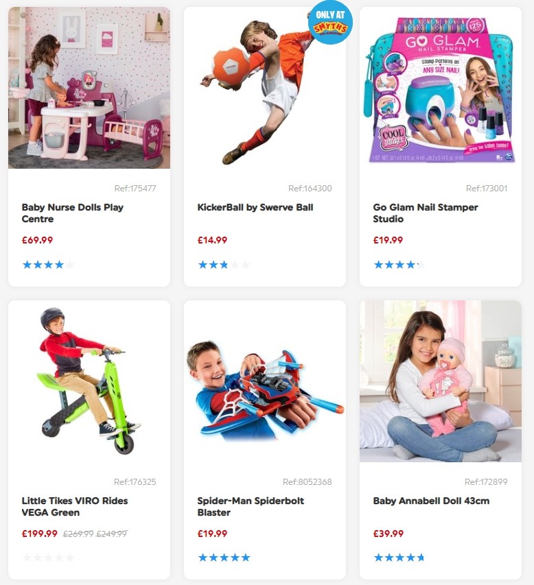 Smyths Toys Offers from 21 December