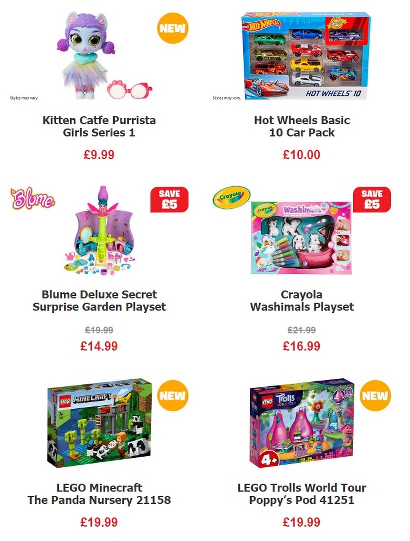 Smyths Toys Offers from 25 January