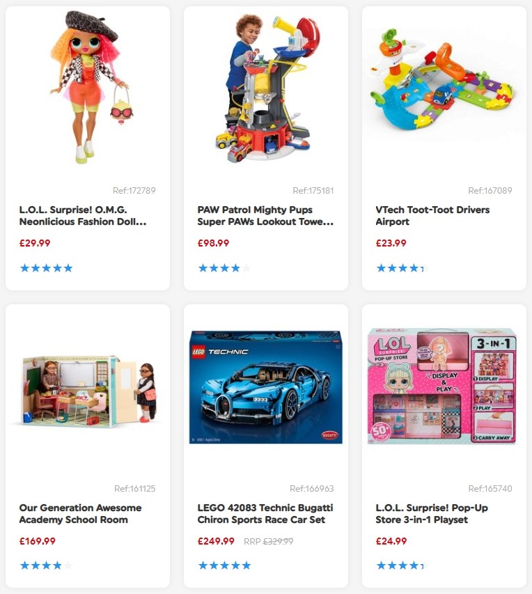 Smyths Toys Offers from 1 February