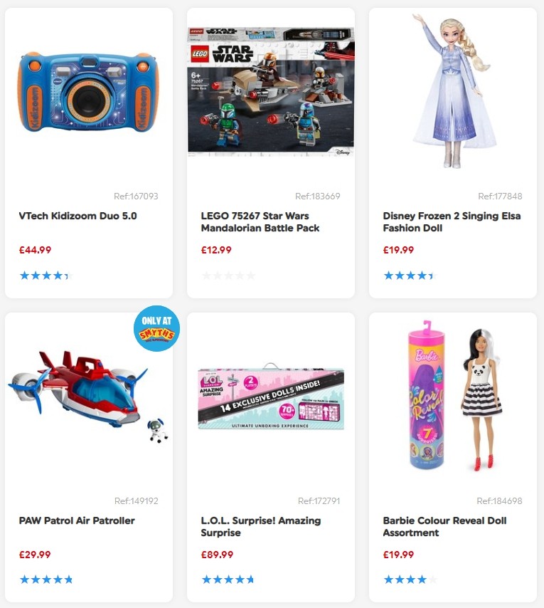Smyths Toys Offers from 1 February