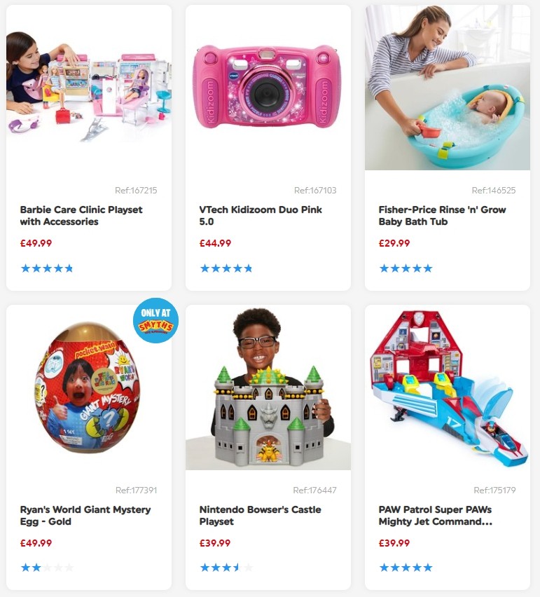 Smyths Toys Offers from 1 February