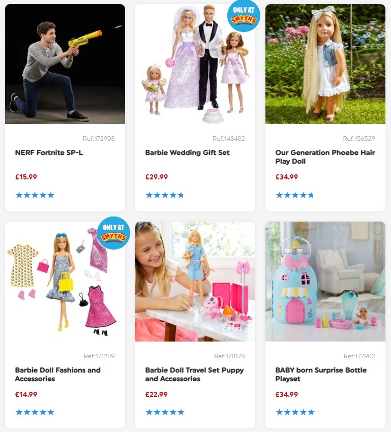 Smyths Toys Offers from 1 February