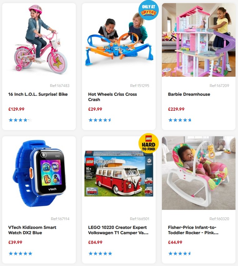 Smyths Toys Offers from 1 February