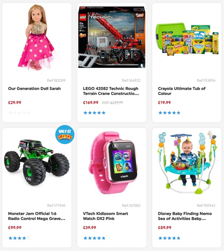 Smyths Toys Offers from 1 February