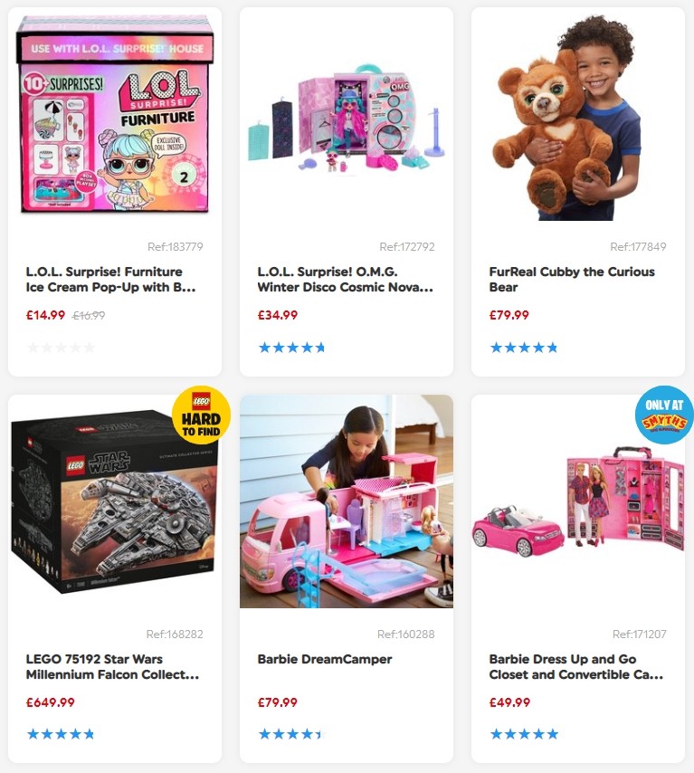 Smyths Toys Offers from 1 February