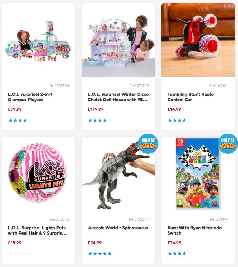 Smyths Toys Offers from 1 February