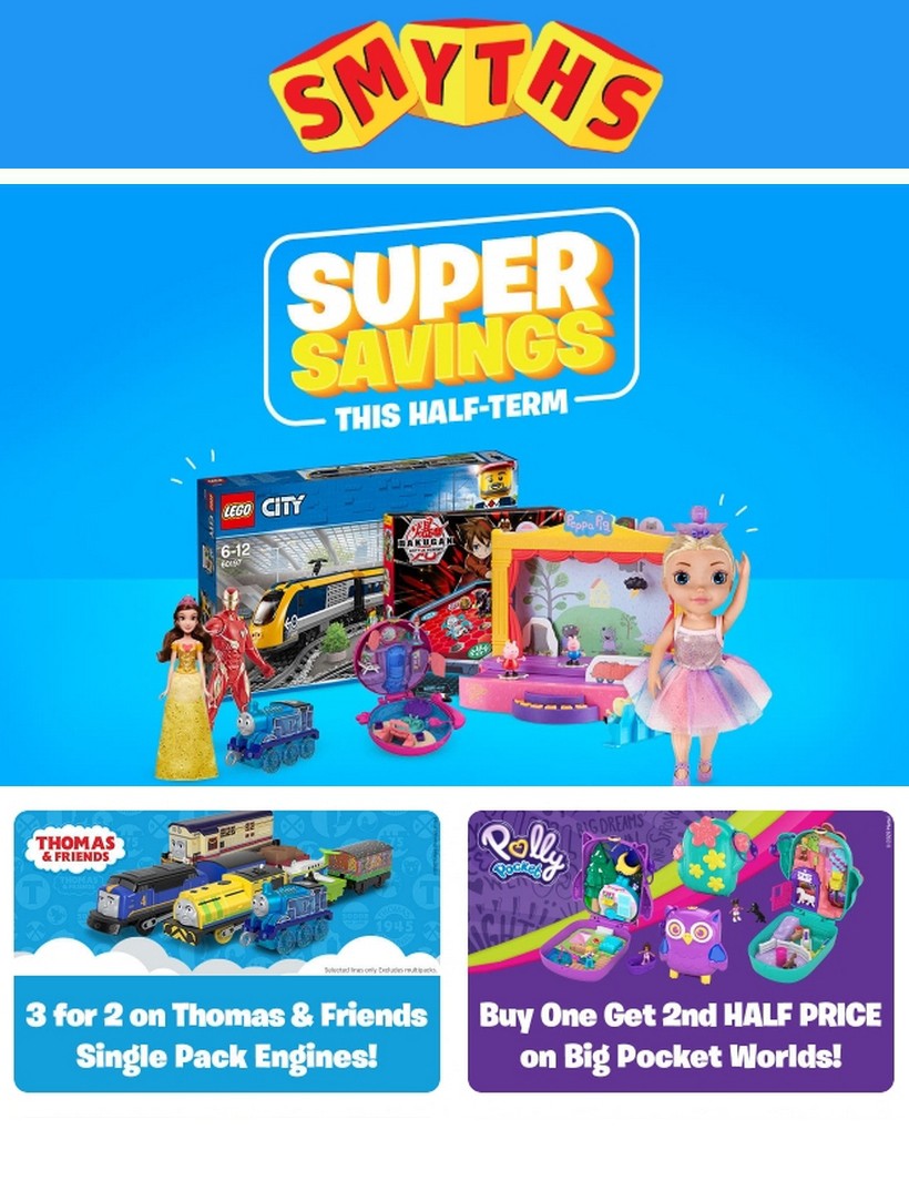 Smyths Toys Offers from 15 February