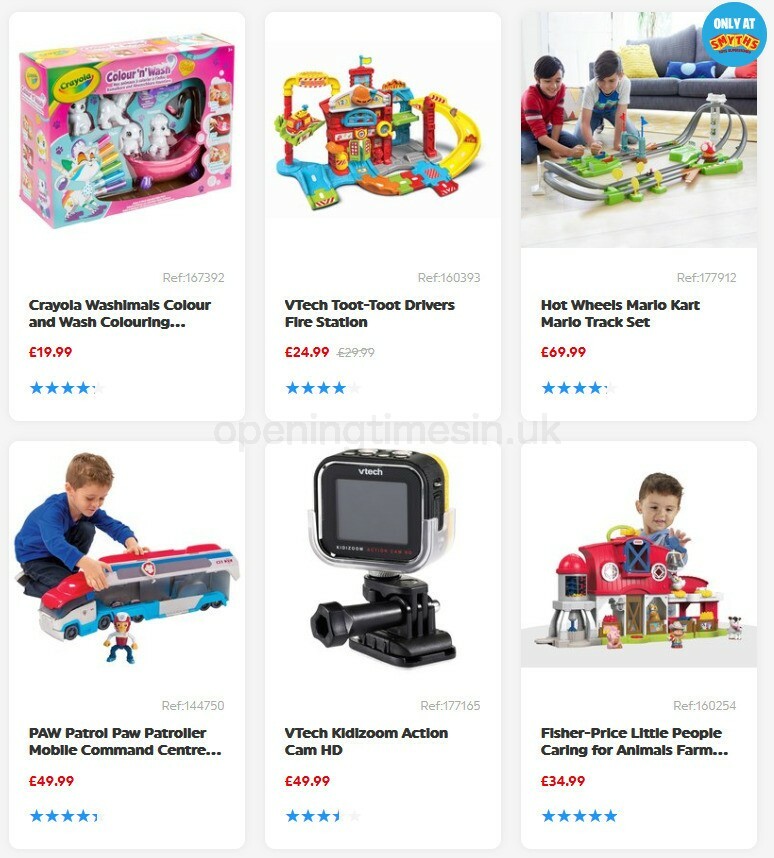 Smyths Toys Offers from 1 August