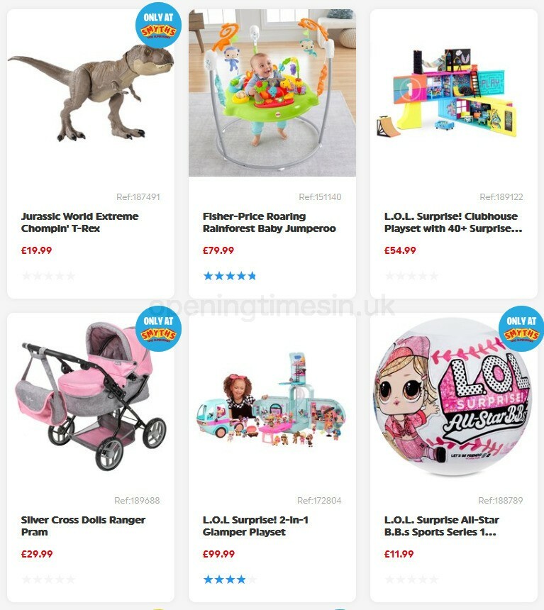 Smyths Toys Offers from 1 August