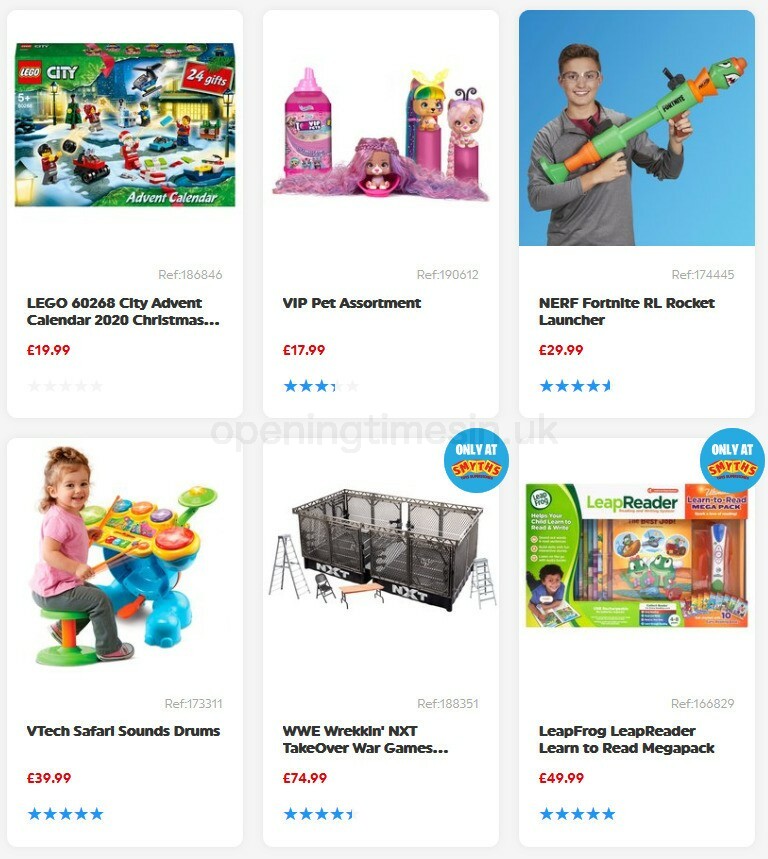 Smyths Toys Offers from 5 September