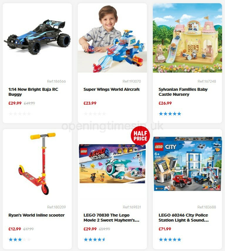 Smyths Toys Offers from 3 October
