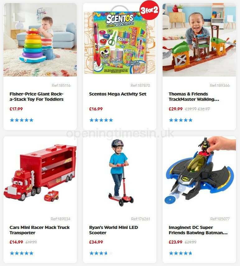 Smyths Toys Offers from 3 October