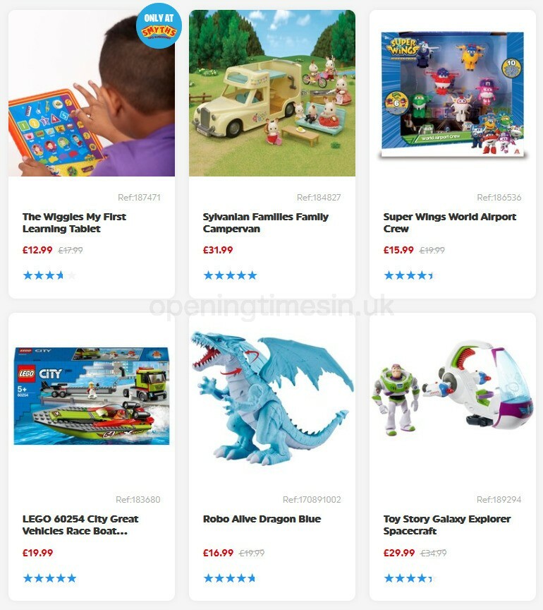 Smyths Toys Offers from 3 October