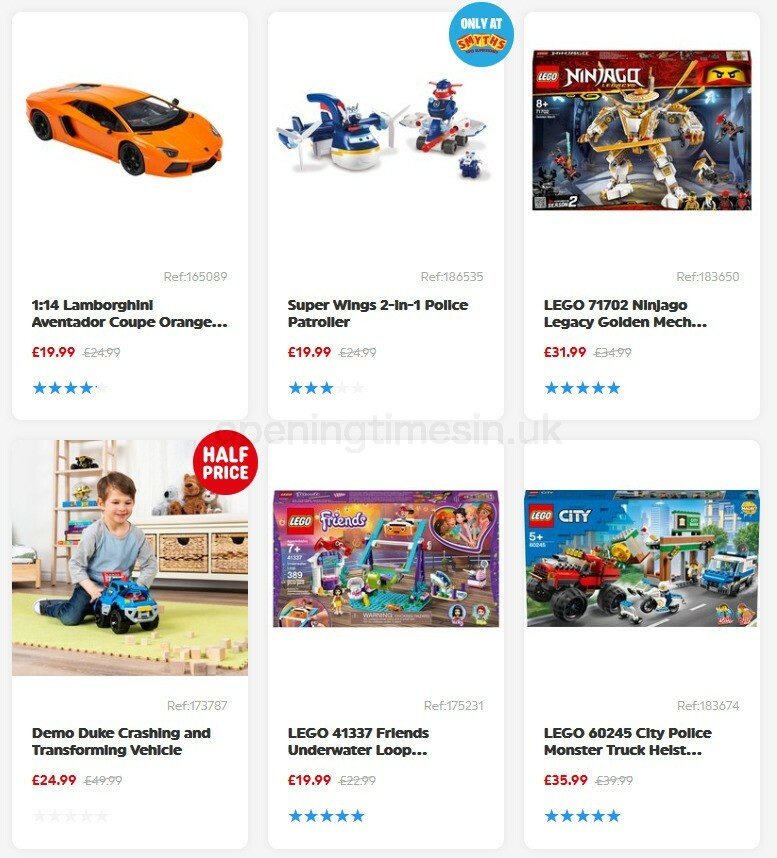 Smyths Toys Offers from 3 October