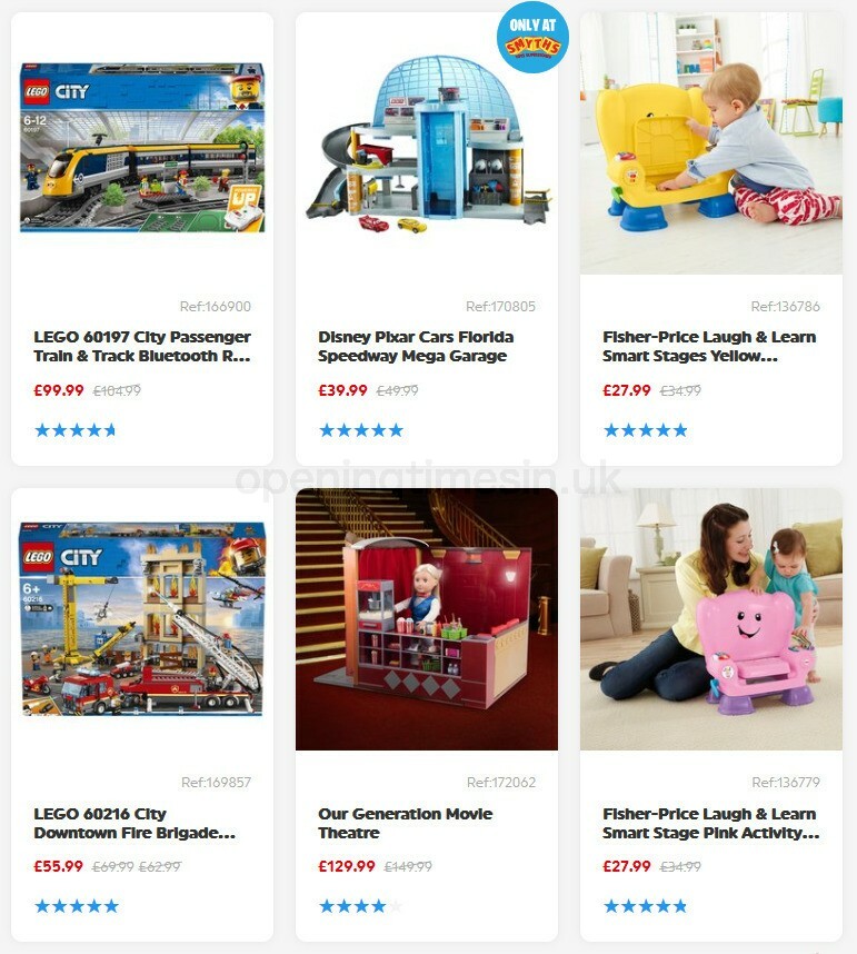 Smyths Toys Offers from 3 October