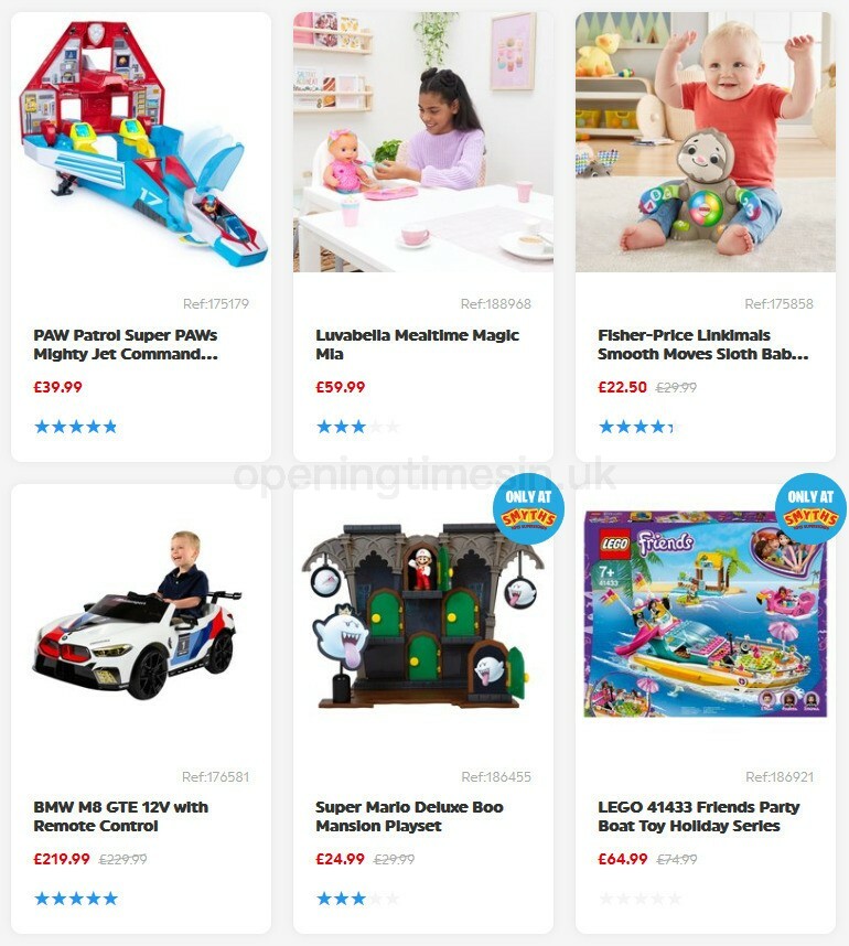Smyths Toys Offers from 3 October