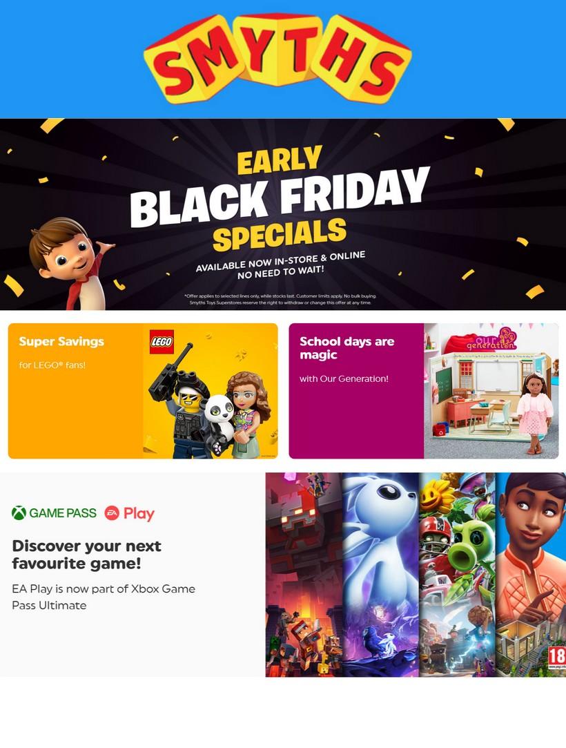 Smyths Toys Offers from 14 November