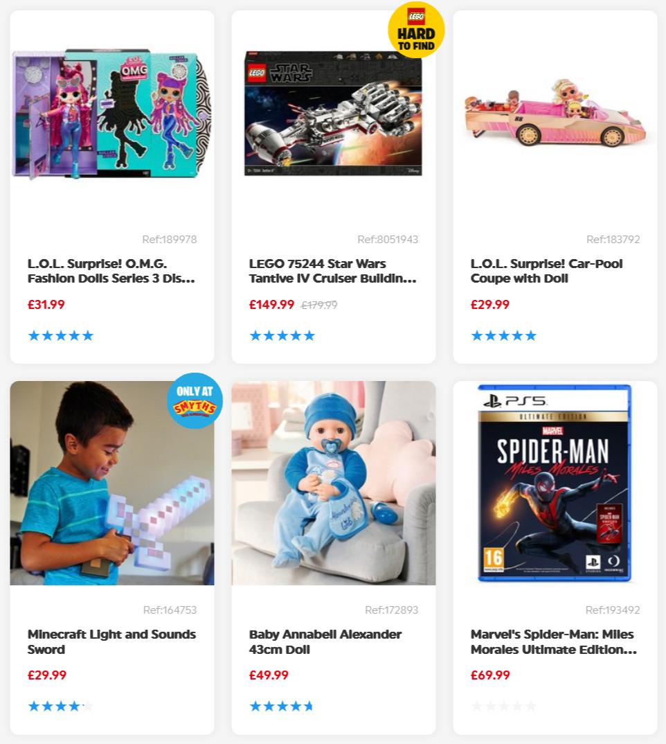 Smyths Toys Offers from 14 November