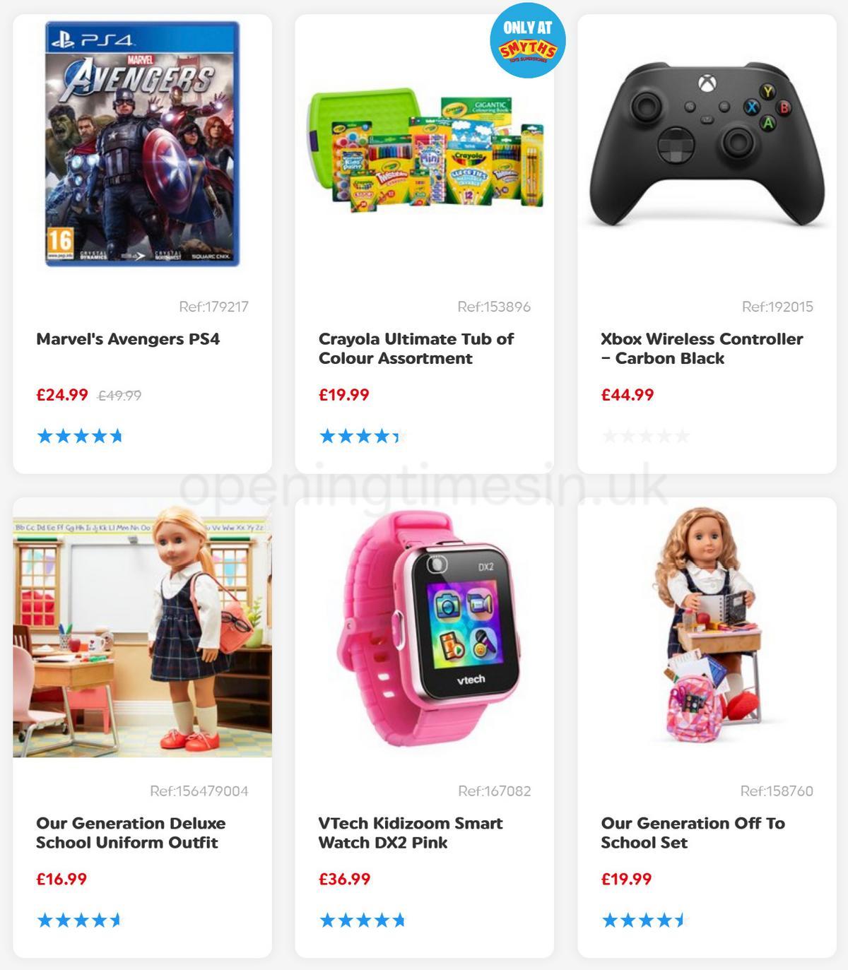 Smyths Toys Offers from 28 November