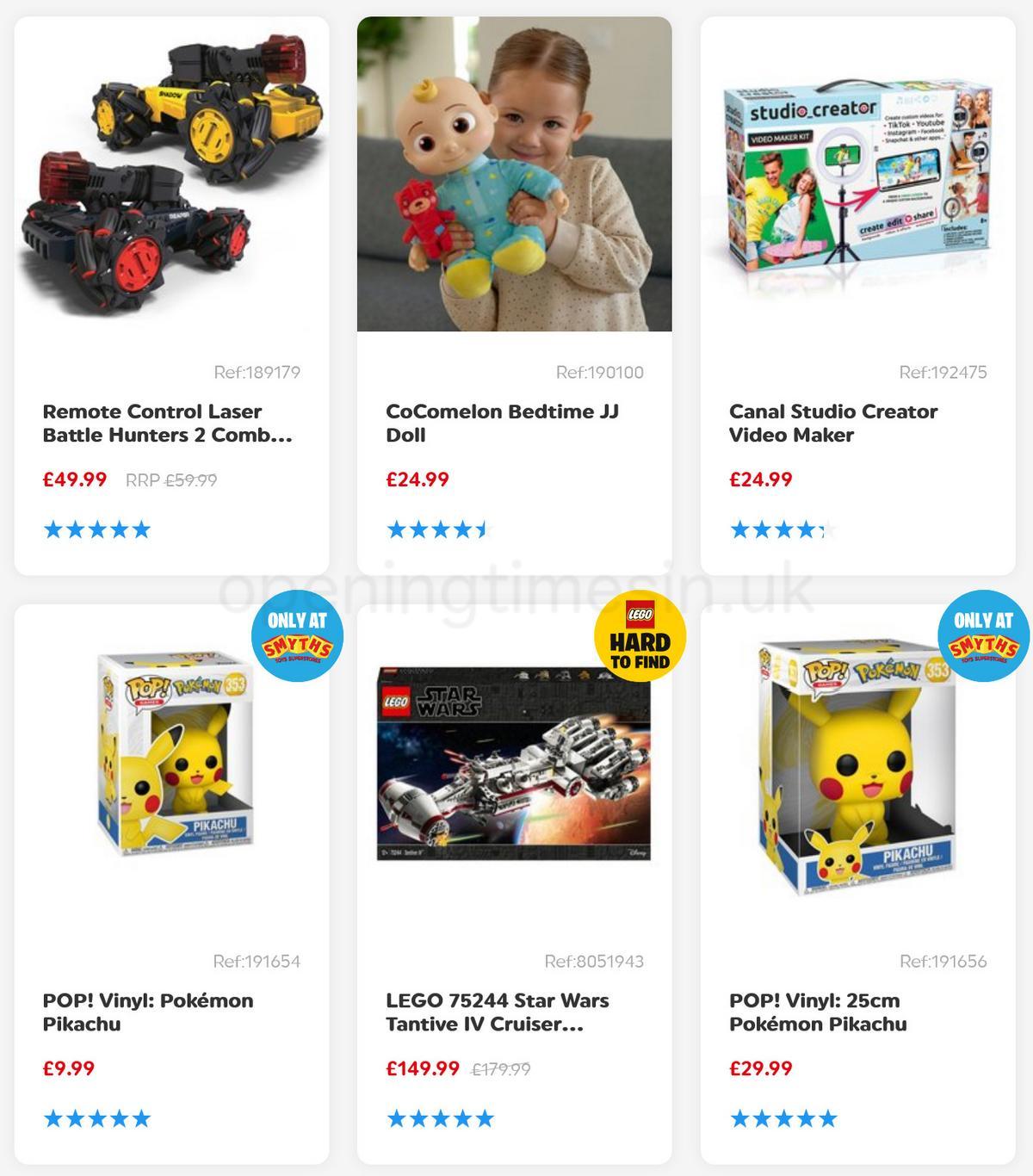 Smyths Toys Offers from 28 November
