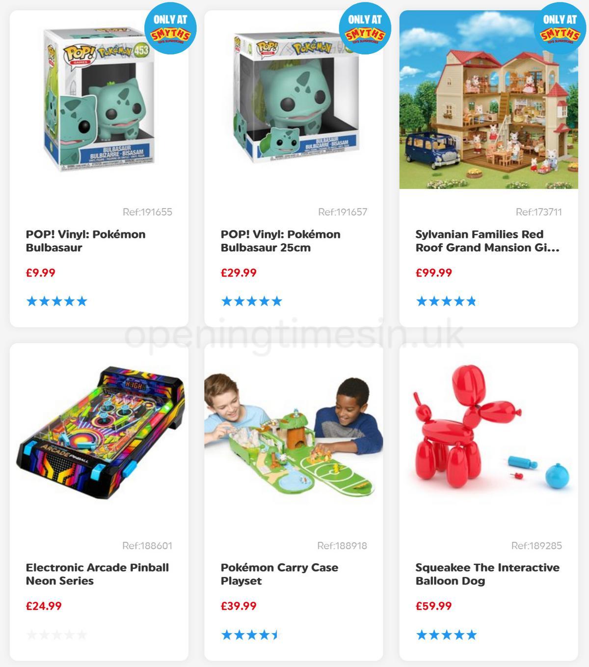 Smyths Toys Offers from 28 November