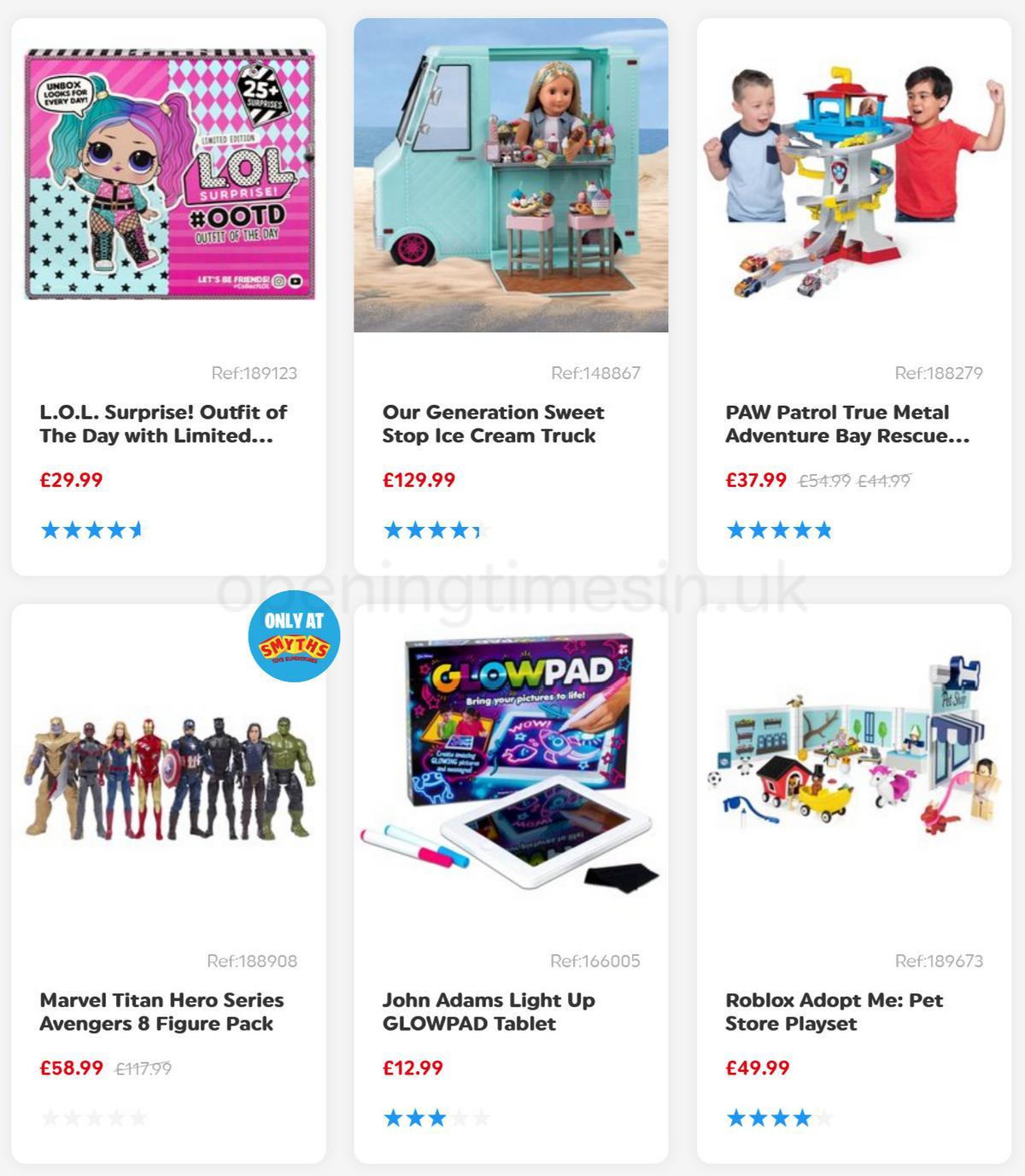 Smyths Toys Offers from 28 November