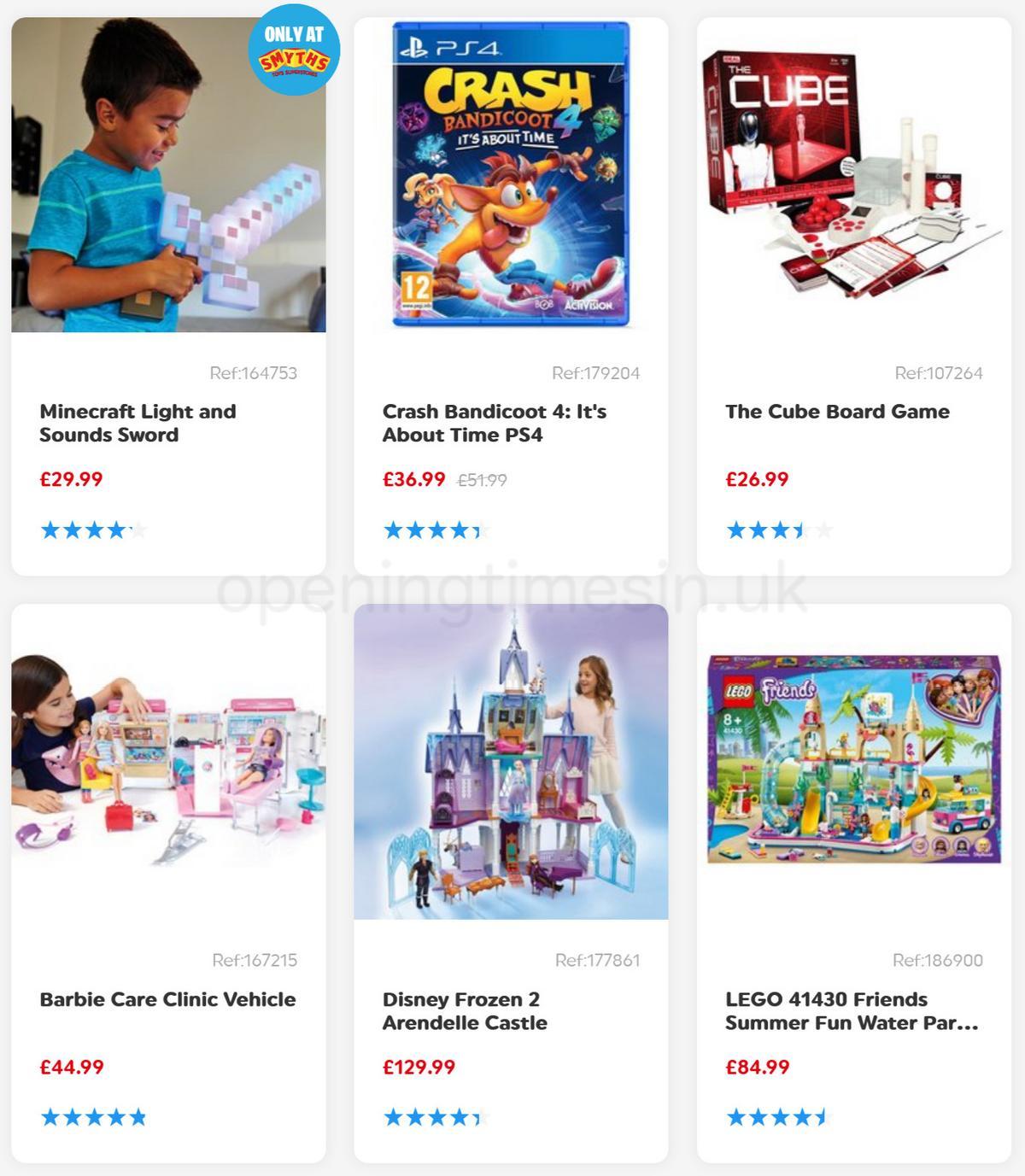 Smyths Toys Offers from 28 November