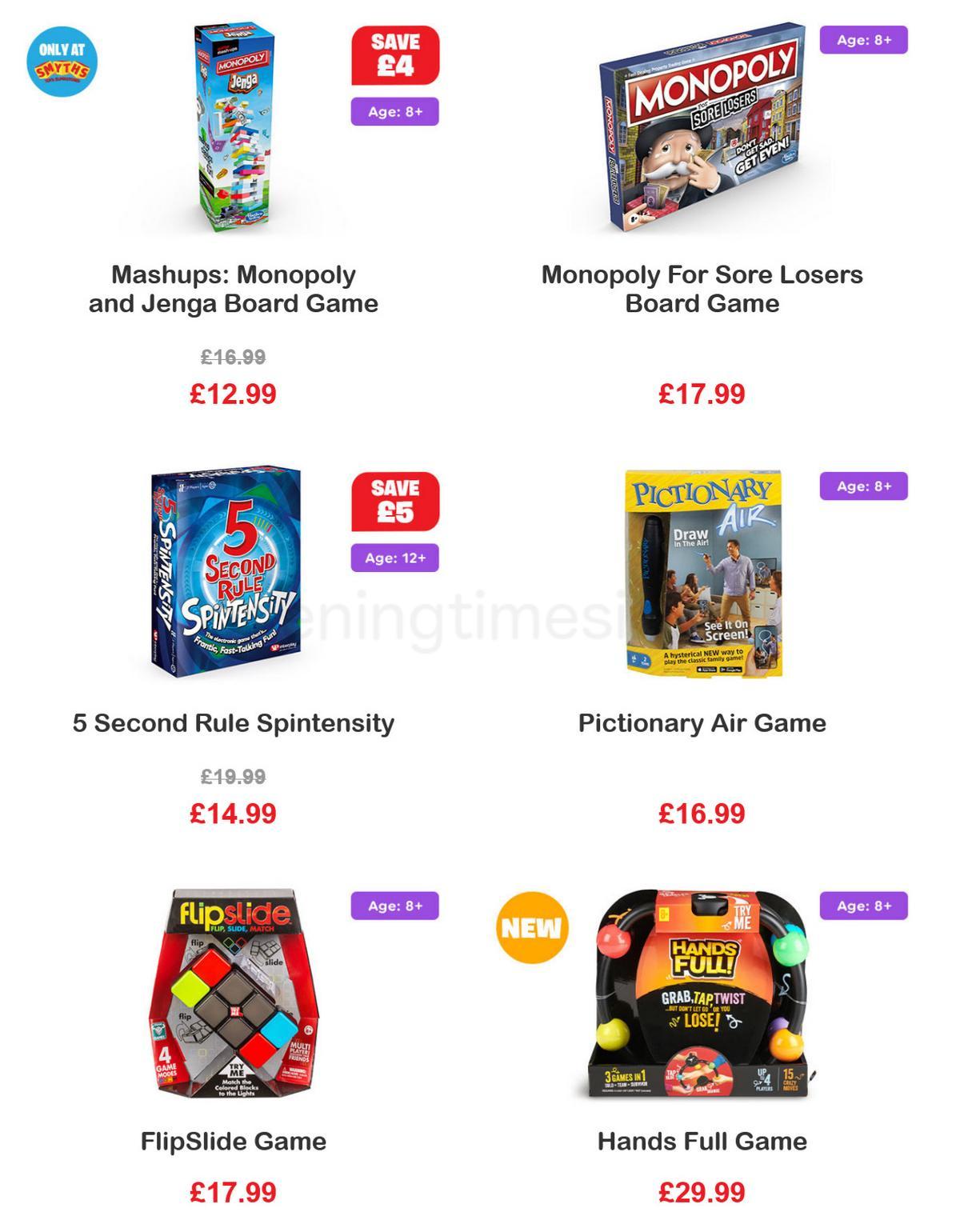 Smyths Toys Offers from 28 November