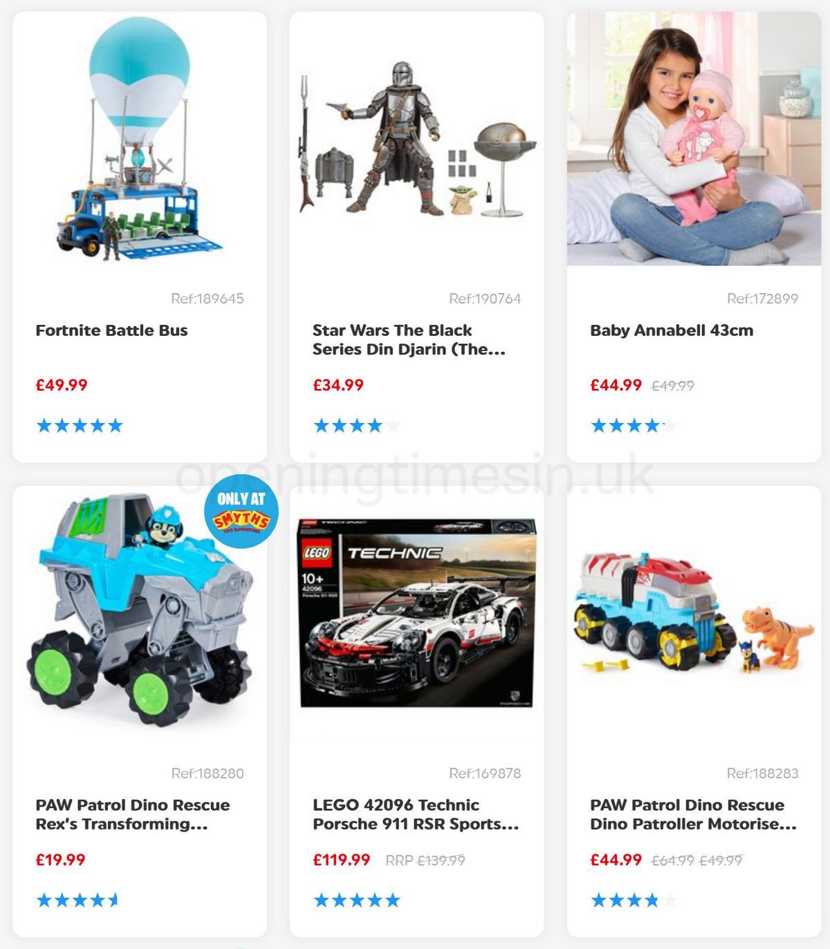 Smyths Toys Offers from 11 December