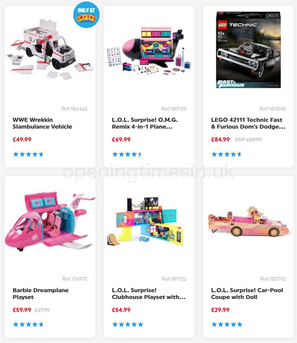 Smyths Toys Offers from 11 December