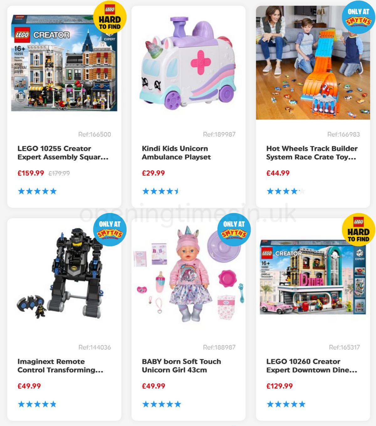 Smyths Toys Offers from 11 December