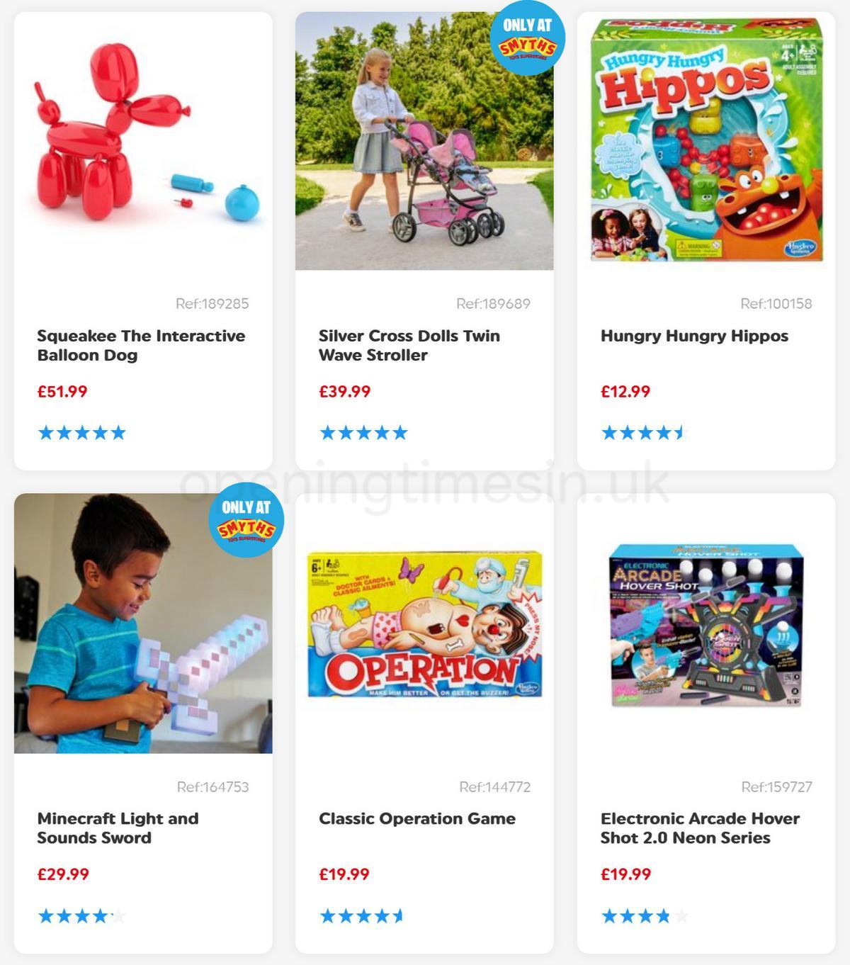 Smyths Toys Offers from 11 December