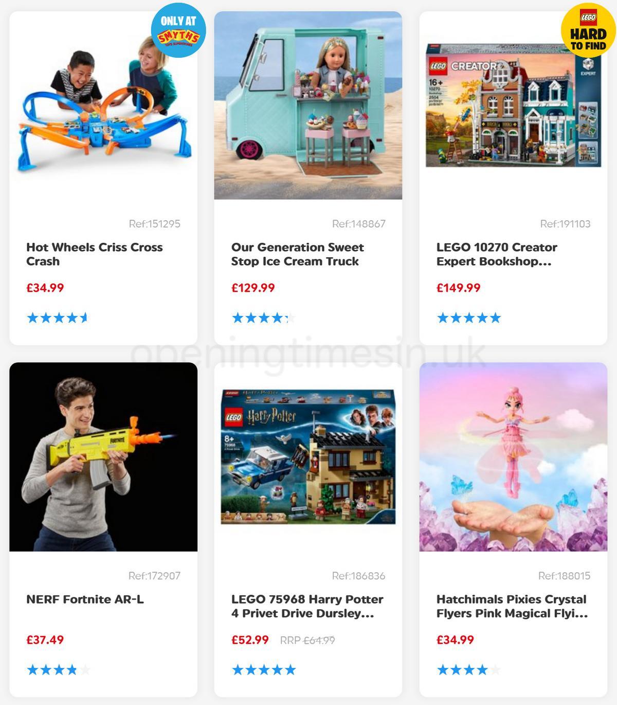 Smyths Toys Offers from 11 December