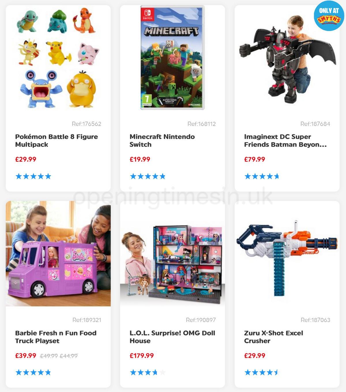 Smyths Toys Offers from 11 December
