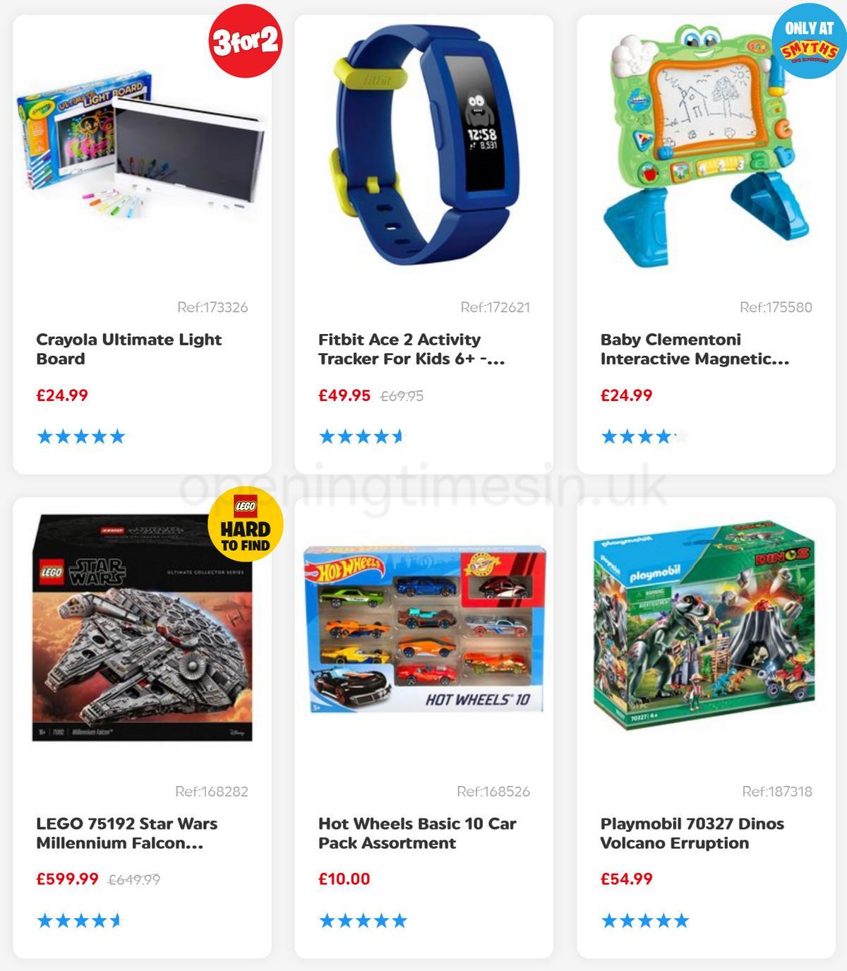 Smyths Toys Offers from 11 December